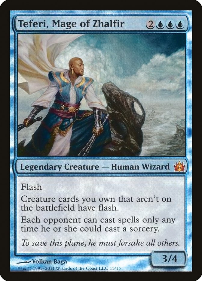 Teferi, Mage of Zhalfir [From the Vault: Legends] | Grognard Games