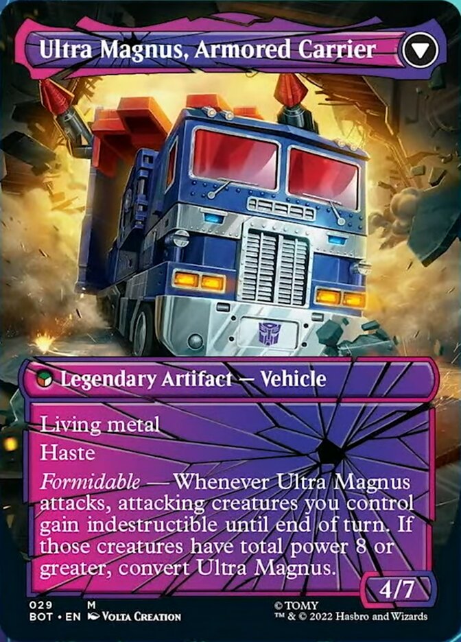 Ultra Magnus, Tactician // Ultra Magnus, Armored Carrier (Shattered Glass) [Universes Beyond: Transformers] | Grognard Games