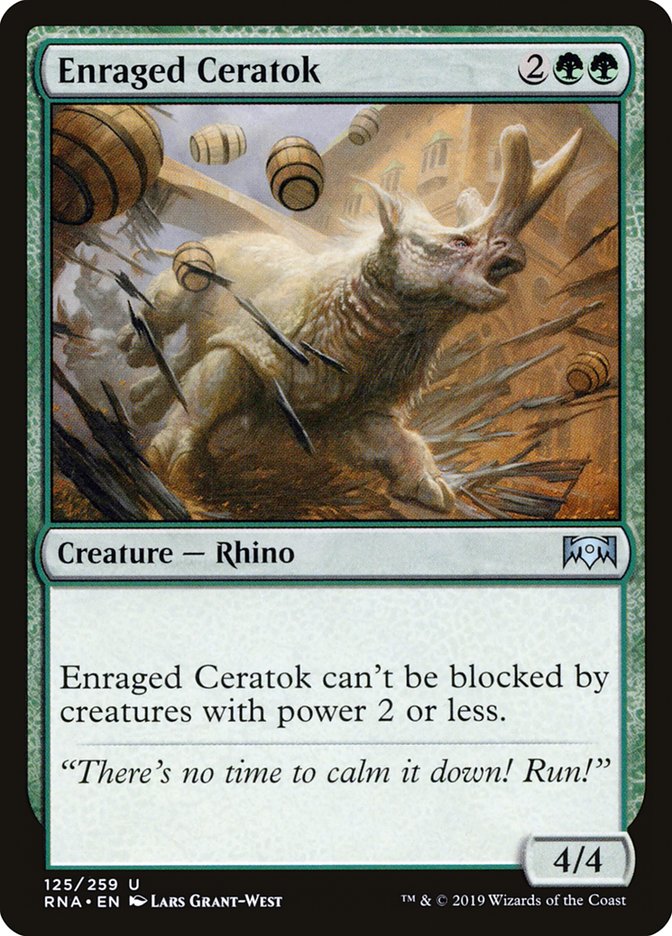 Enraged Ceratok [Ravnica Allegiance] | Grognard Games