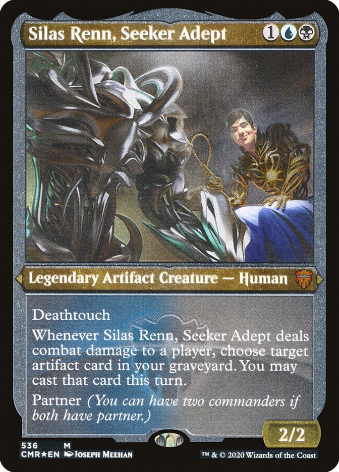 Silas Renn, Seeker Adept (Etched) [Commander Legends] | Grognard Games