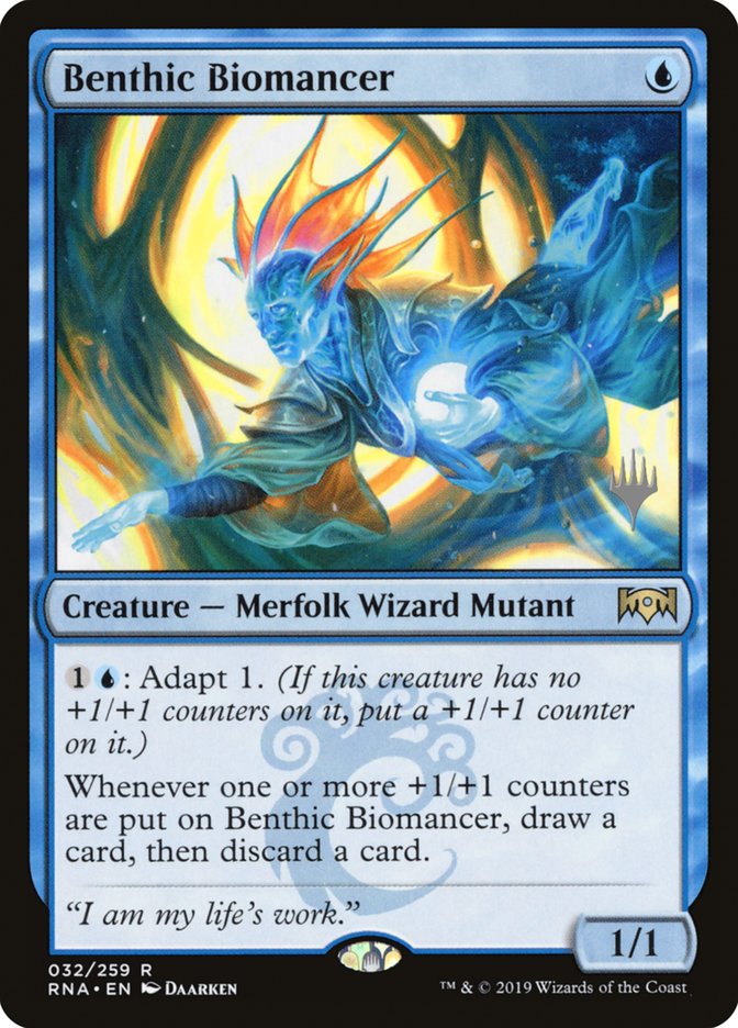 Benthic Biomancer (Promo Pack) [Ravnica Allegiance Promos] | Grognard Games