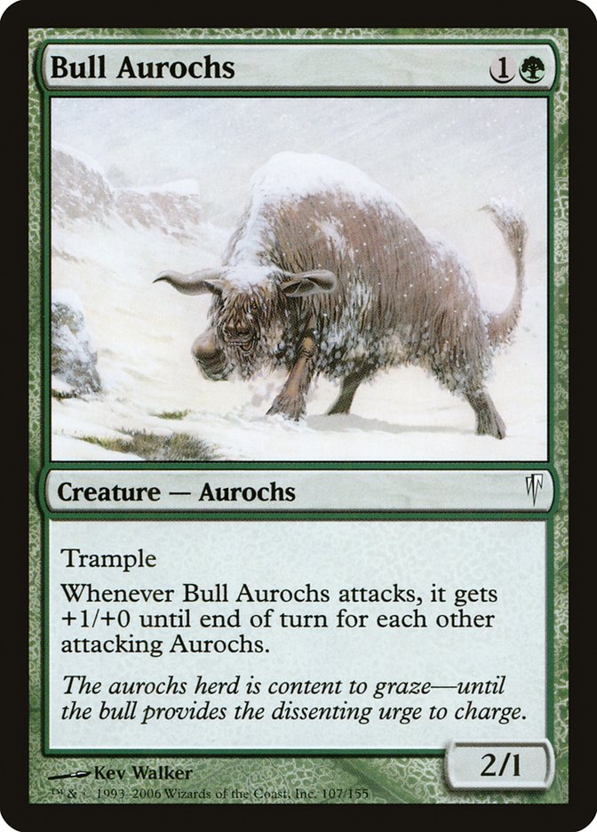Bull Aurochs [Coldsnap] | Grognard Games