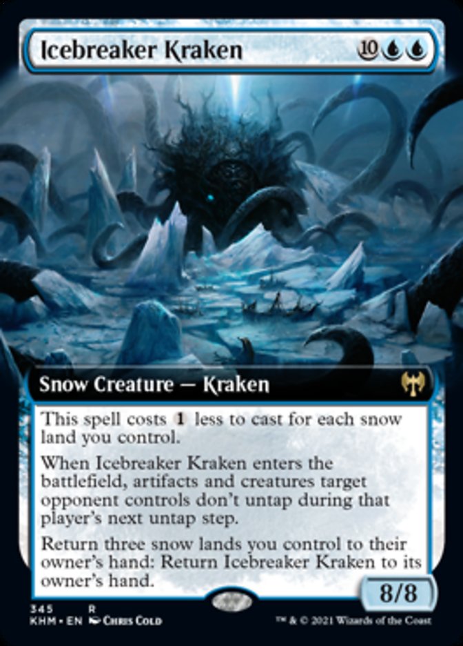 Icebreaker Kraken (Extended Art) [Kaldheim] | Grognard Games