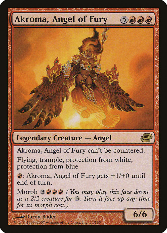 Akroma, Angel of Fury [Planar Chaos] | Grognard Games