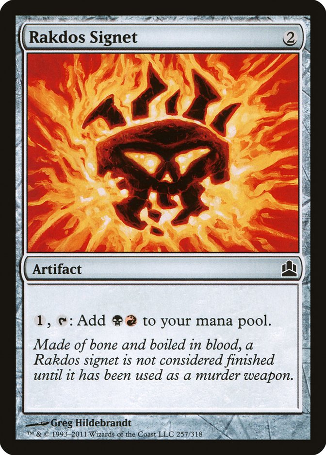 Rakdos Signet [Commander 2011] | Grognard Games