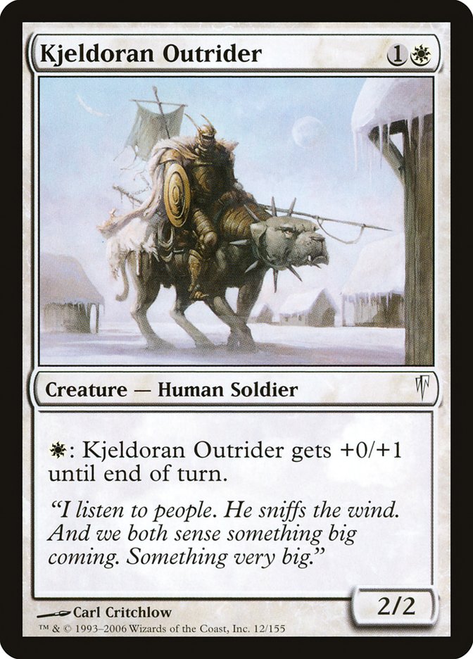 Kjeldoran Outrider [Coldsnap] | Grognard Games