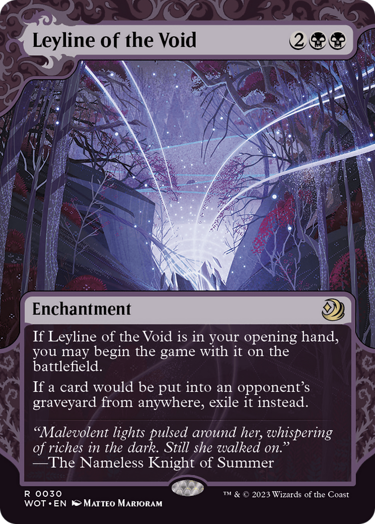 Leyline of the Void [Wilds of Eldraine: Enchanting Tales] | Grognard Games