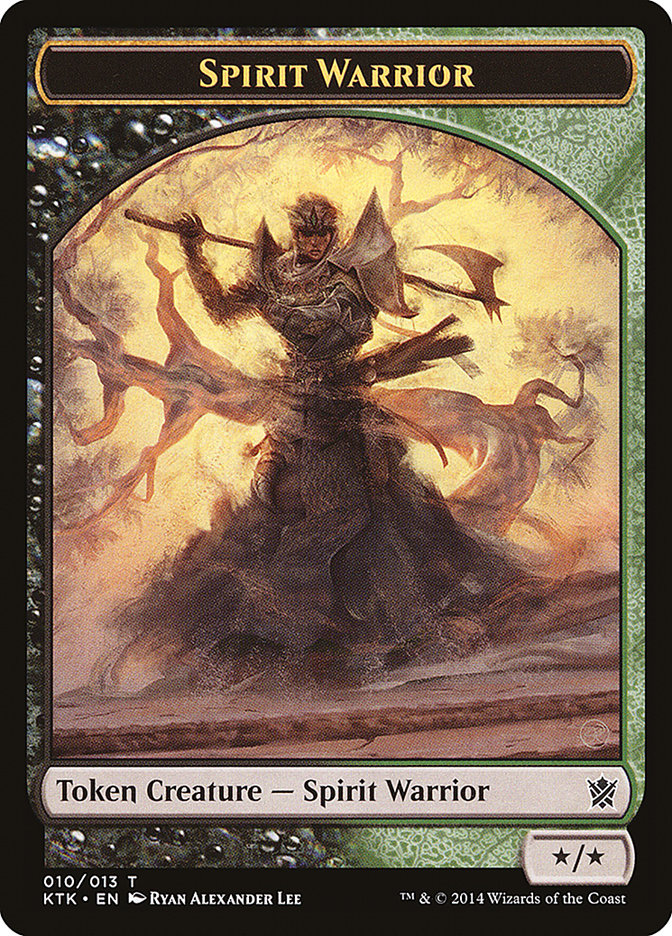 Spirit Warrior [Khans of Tarkir Tokens] | Grognard Games