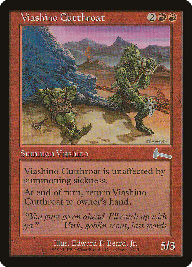 Viashino Cutthroat [Urza's Legacy] | Grognard Games