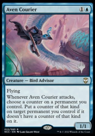 Aven Courier (Promo Pack) [Streets of New Capenna Commander Promos] | Grognard Games