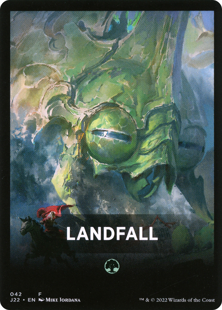 Landfall Theme Card [Jumpstart 2022 Front Cards] | Grognard Games