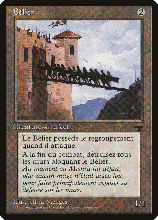 Battering Ram (French) - "Belier" [Renaissance] | Grognard Games