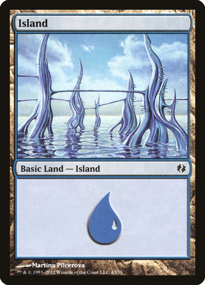 Island (43) [Duel Decks: Venser vs. Koth] | Grognard Games