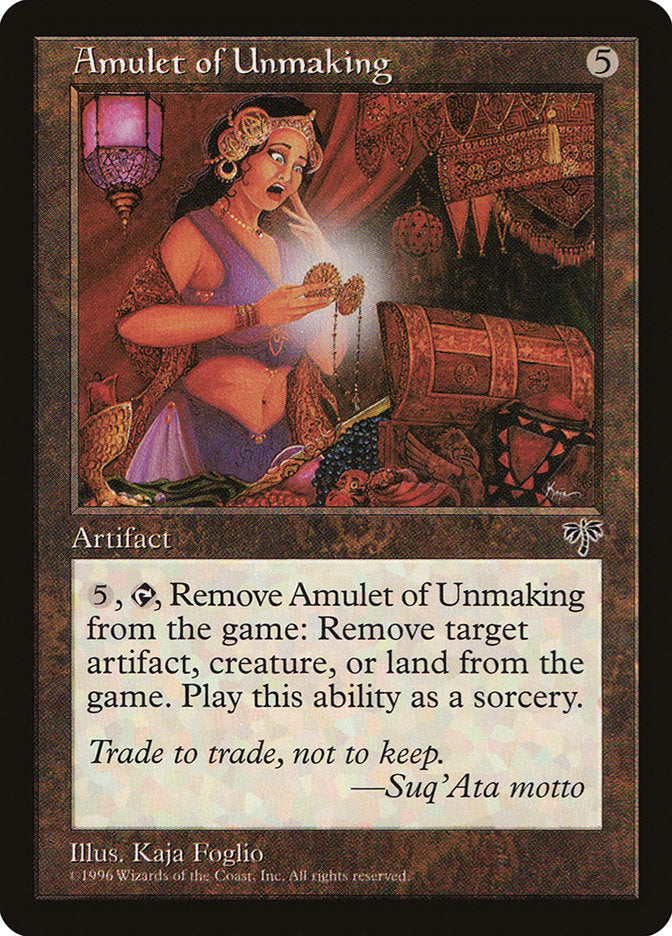 Amulet of Unmaking [Mirage] | Grognard Games
