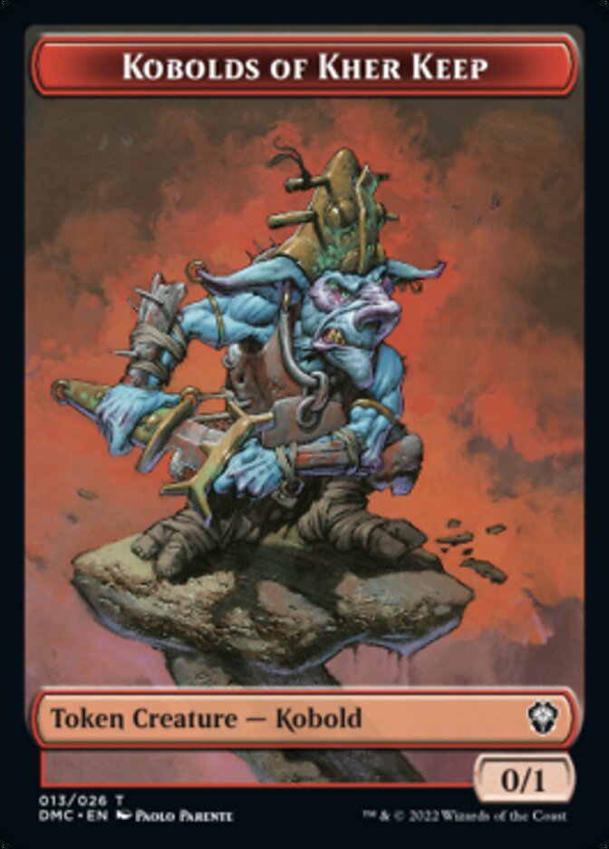 Saproling // Kobolds of Kher Keep Double-sided Token [Dominaria United Tokens] | Grognard Games