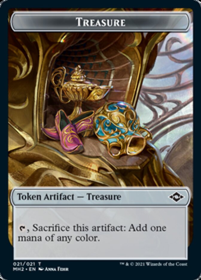 Insect Token // Treasure Token (21) [Modern Horizons 2 Tokens] | Grognard Games