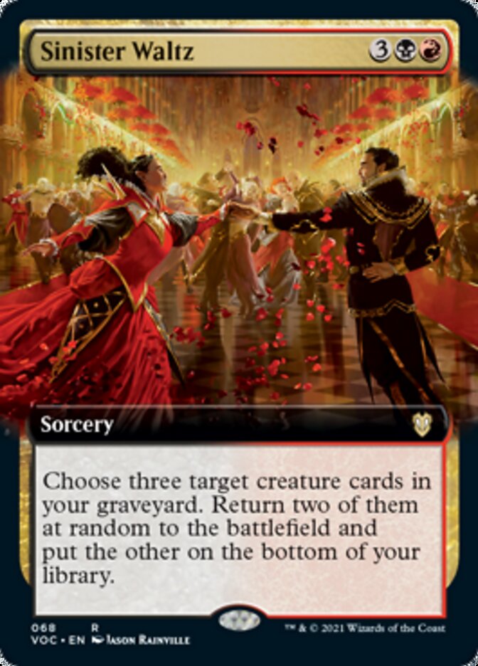 Sinister Waltz (Extended) [Innistrad: Crimson Vow Commander] | Grognard Games