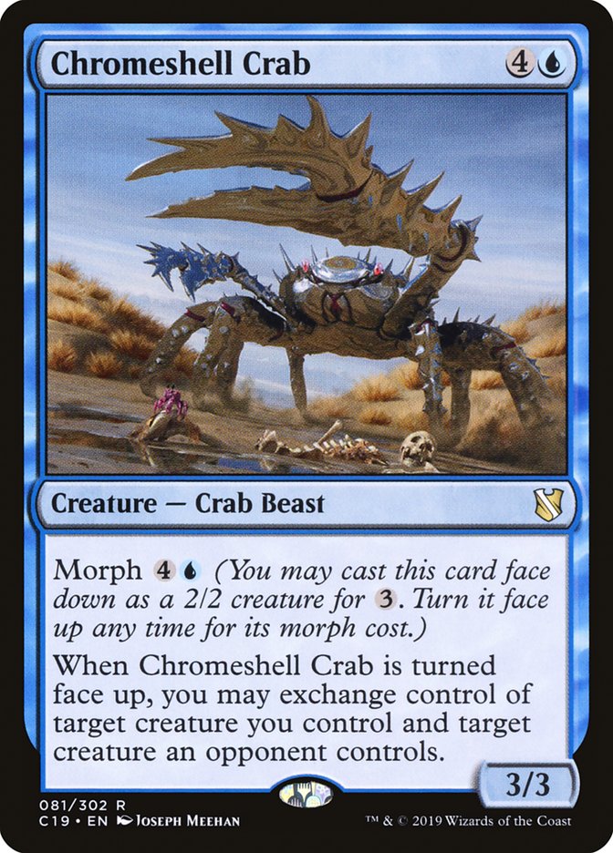 Chromeshell Crab [Commander 2019] | Grognard Games