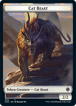 Insect // Cat Beast Double-Sided Token [Starter Commander Decks] | Grognard Games