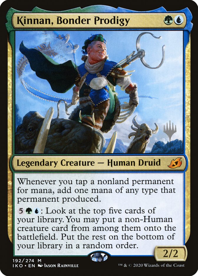 Kinnan, Bonder Prodigy (Promo Pack) [Ikoria: Lair of Behemoths Promos] | Grognard Games