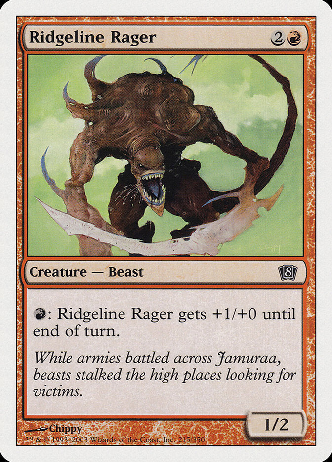 Ridgeline Rager [Eighth Edition] | Grognard Games