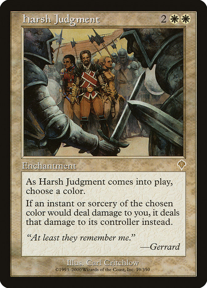 Harsh Judgment [Invasion] | Grognard Games