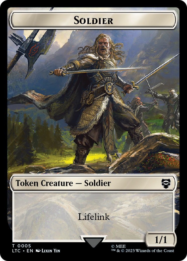 Soldier // Food Token [The Lord of the Rings: Tales of Middle-Earth Commander Tokens] | Grognard Games