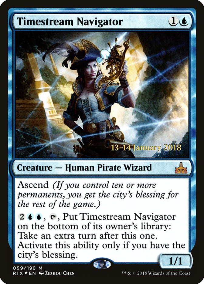 Timestream Navigator [Rivals of Ixalan Prerelease Promos] | Grognard Games