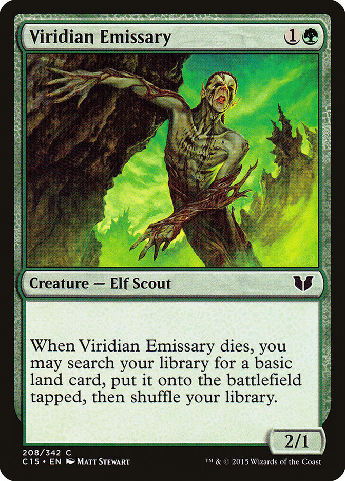 Viridian Emissary [Commander 2015] | Grognard Games