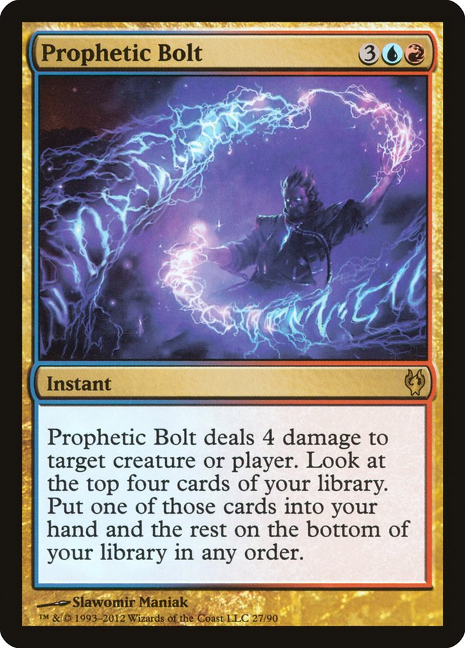 Prophetic Bolt [Duel Decks: Izzet vs. Golgari] | Grognard Games