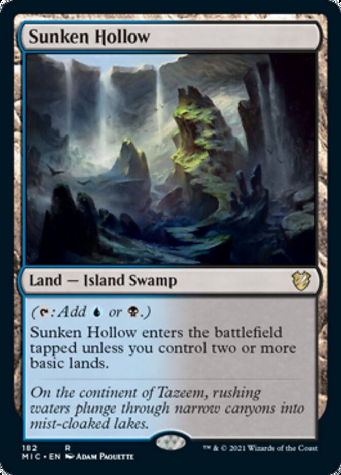 Sunken Hollow [Innistrad: Midnight Hunt Commander] | Grognard Games