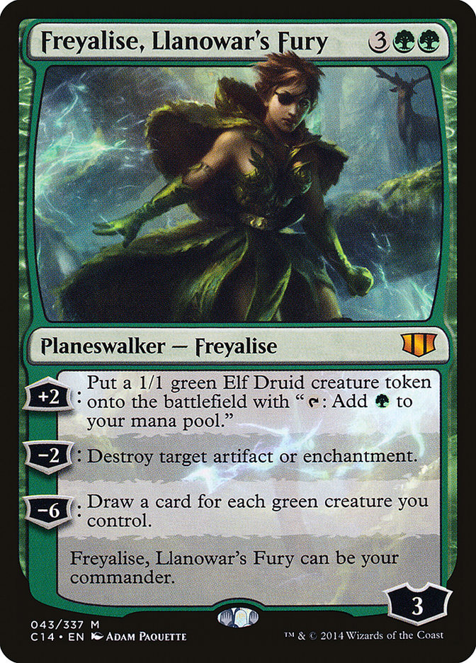 Freyalise, Llanowar's Fury [Commander 2014] | Grognard Games