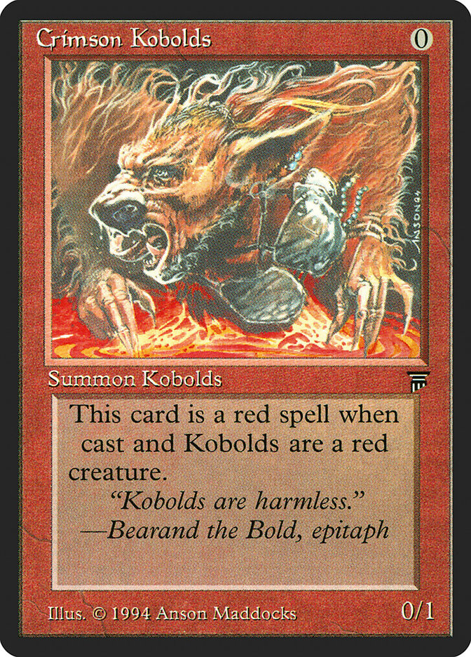 Crimson Kobolds [Legends] | Grognard Games