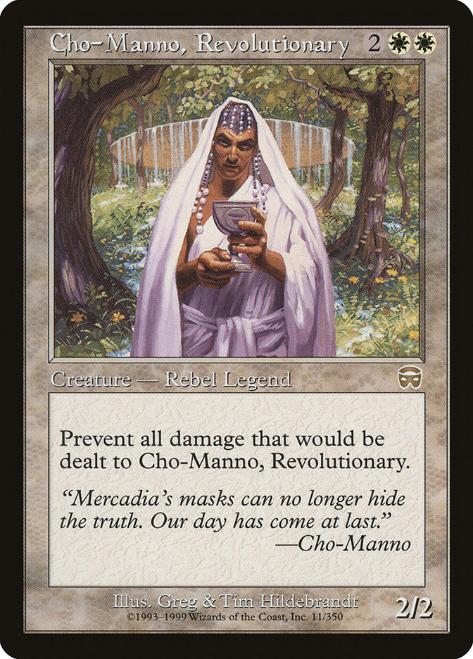 Cho-Manno, Revolutionary [Mercadian Masques] | Grognard Games