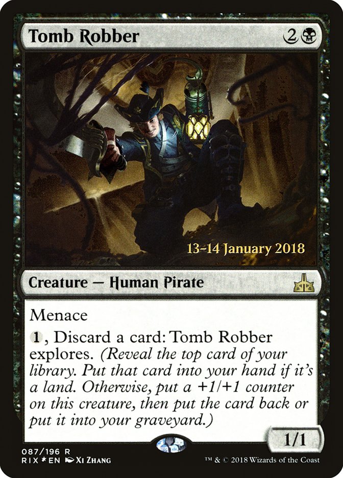 Tomb Robber [Rivals of Ixalan Prerelease Promos] | Grognard Games