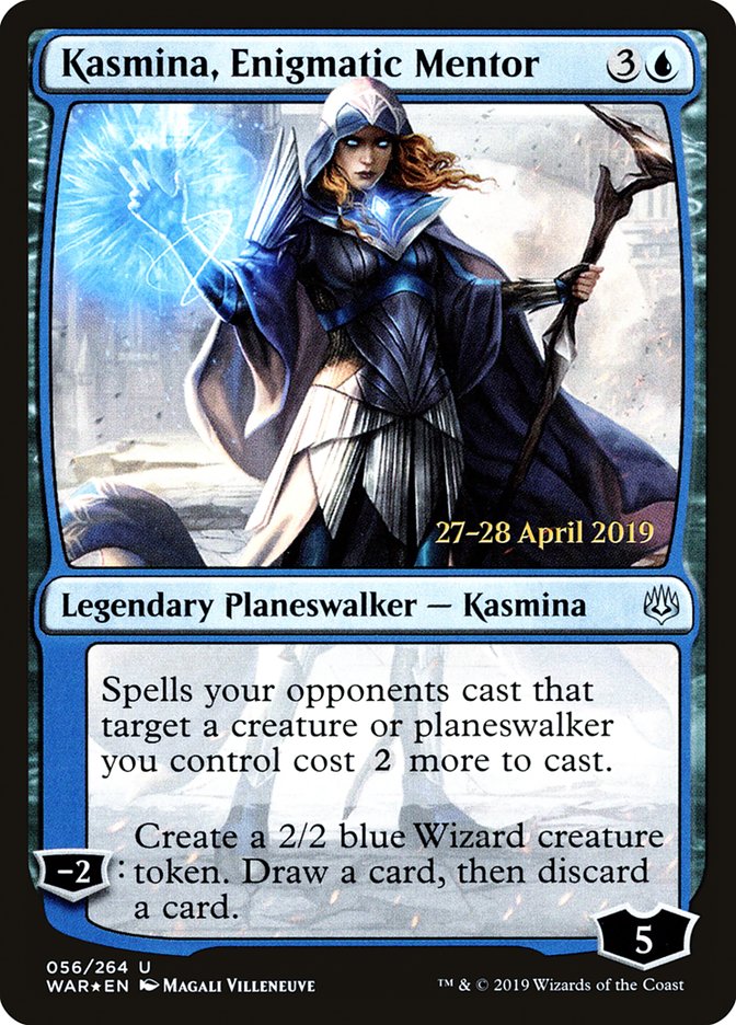 Kasmina, Enigmatic Mentor  [War of the Spark Prerelease Promos] | Grognard Games