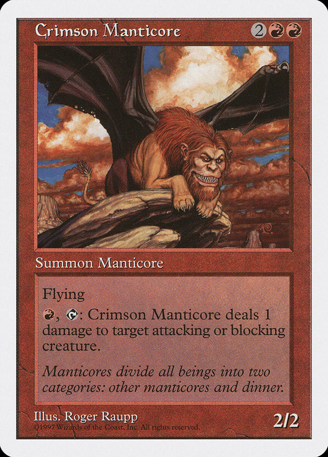 Crimson Manticore [Fifth Edition] | Grognard Games