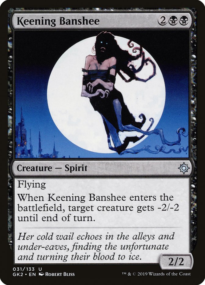 Keening Banshee [Ravnica Allegiance Guild Kit] | Grognard Games