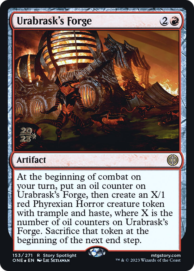 Urabrask's Forge [Phyrexia: All Will Be One Prerelease Promos] | Grognard Games