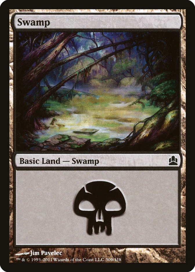 Swamp (309) [Commander 2011] | Grognard Games