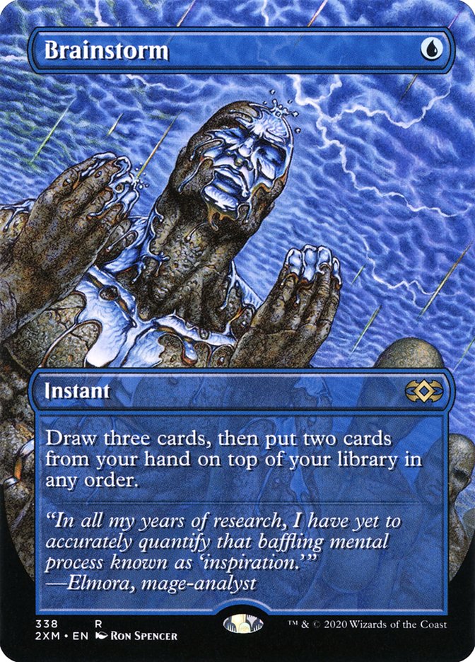 Brainstorm (Toppers) [Double Masters Extended Art] | Grognard Games