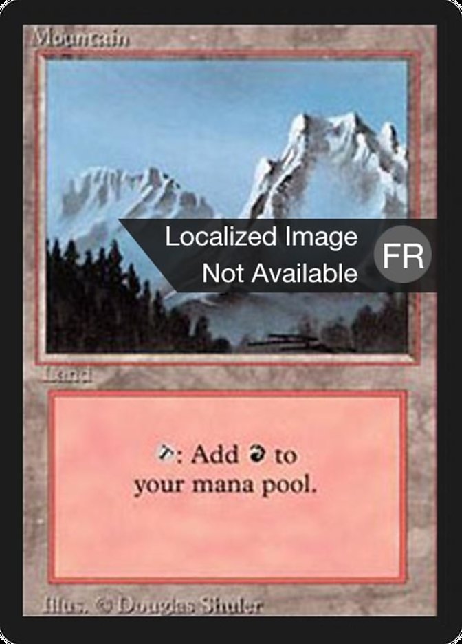 Mountain (B) [Foreign Black Border] | Grognard Games