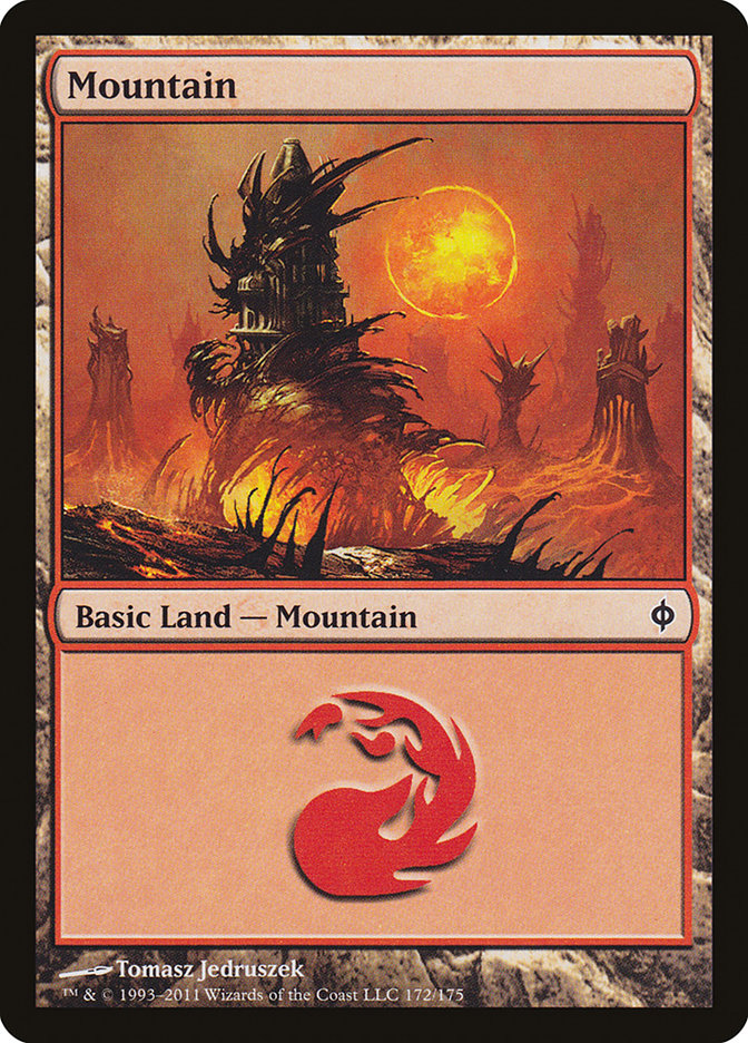 Mountain (172) [New Phyrexia] | Grognard Games