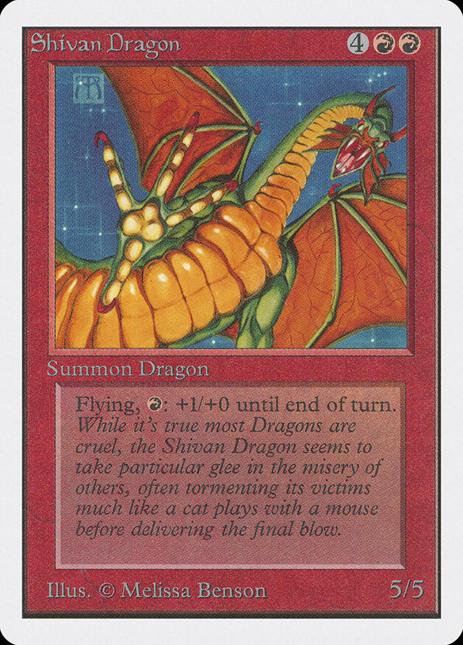 Shivan Dragon [Unlimited Edition] | Grognard Games