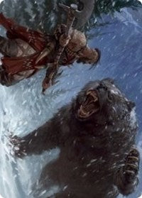 Blizzard Brawl Art Card [Kaldheim: Art Series] | Grognard Games