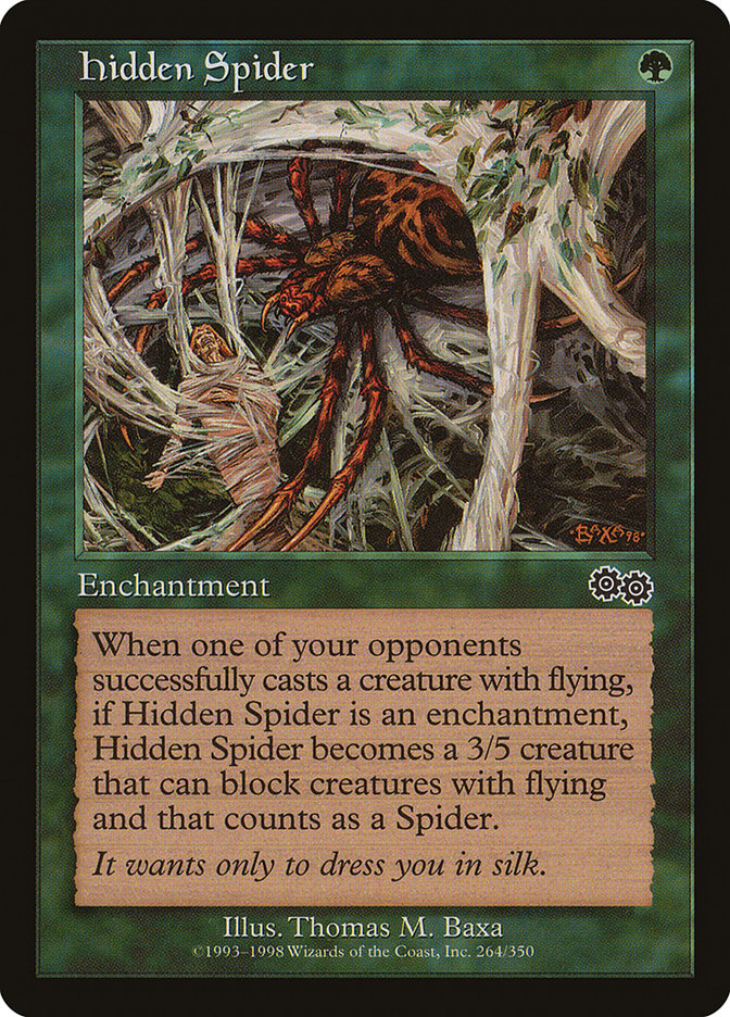 Hidden Spider [Urza's Saga] | Grognard Games