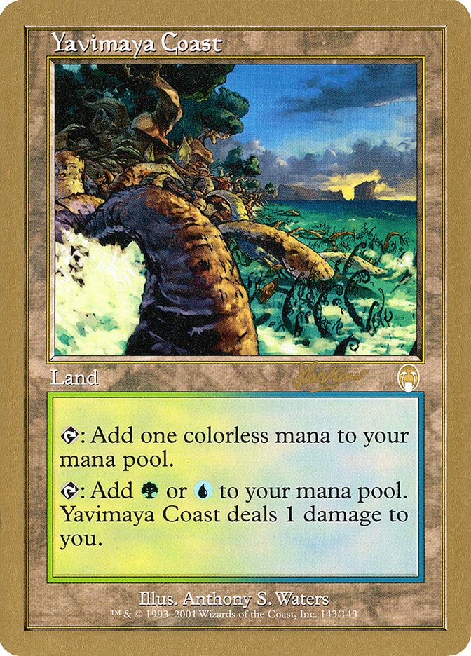 Yavimaya Coast (Sim Han How) [World Championship Decks 2002] | Grognard Games