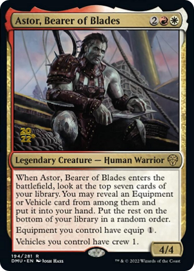 Astor, Bearer of Blades [Dominaria United Prerelease Promos] | Grognard Games