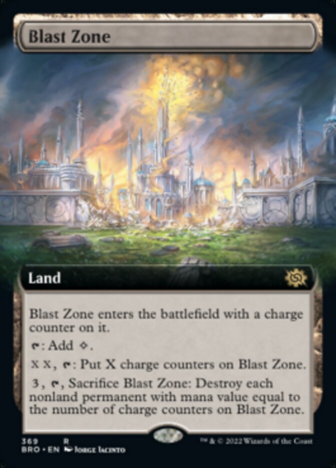 Blast Zone (Extended Art) [The Brothers' War] | Grognard Games