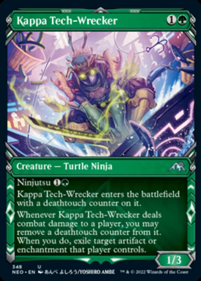 Kappa Tech-Wrecker (Showcase Ninja) [Kamigawa: Neon Dynasty] | Grognard Games